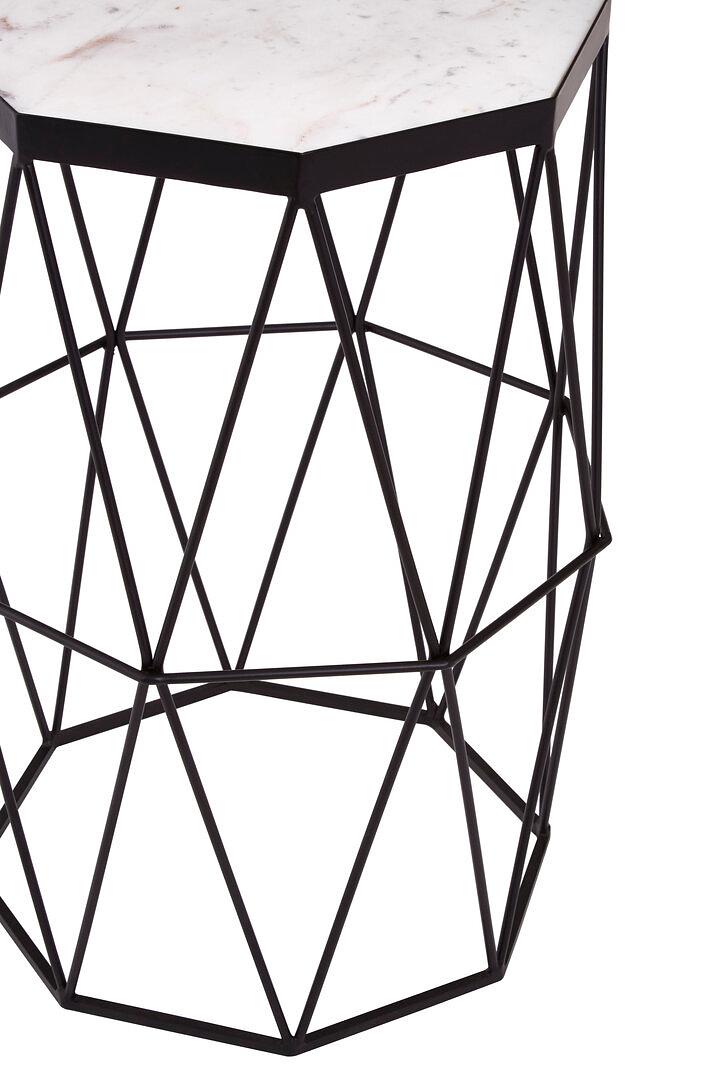 Shalimar Side Table Metal Black 7