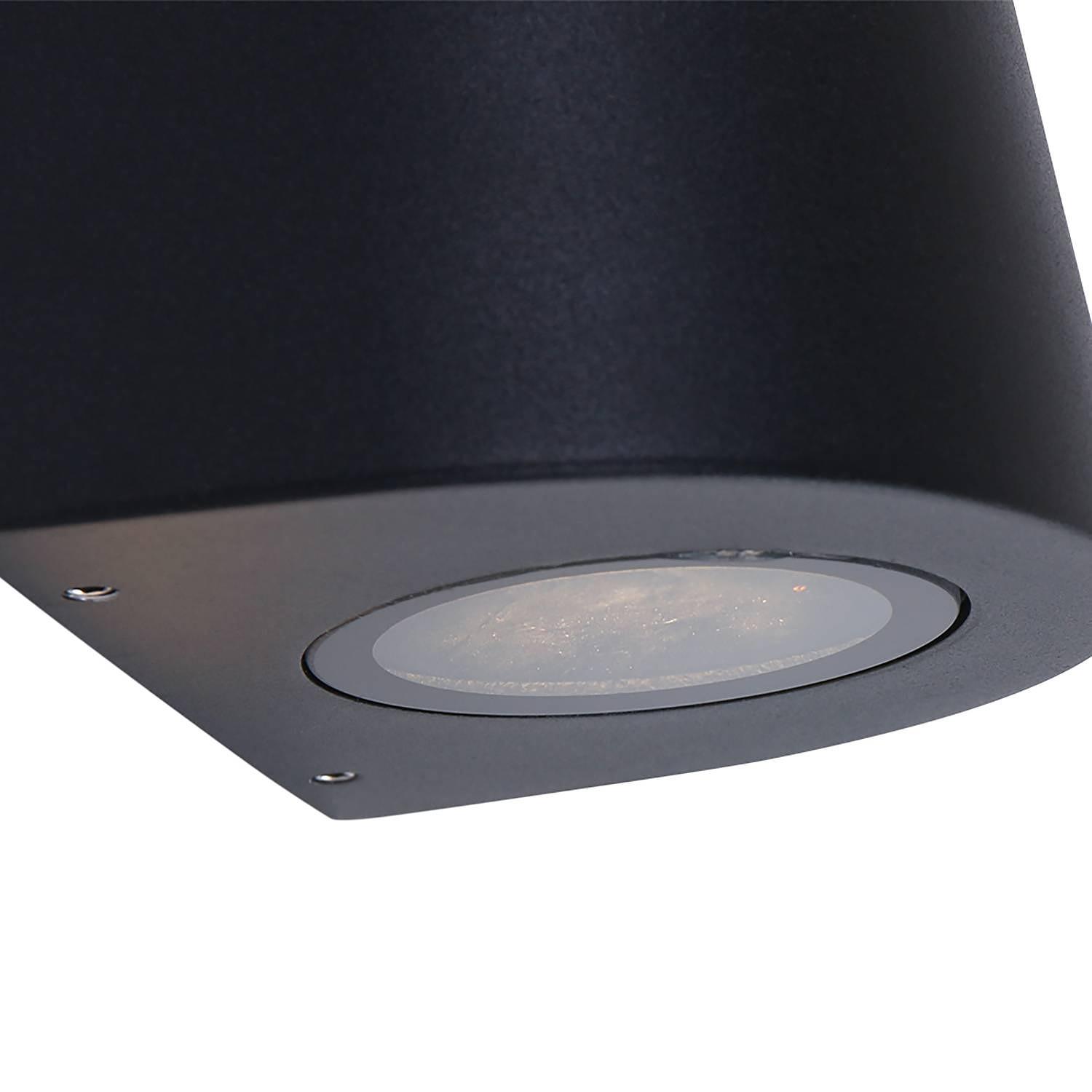 LED-Wandleuchte Outdoor Collection III Aluminium Schwarz 4