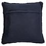 Bosie Lamina Marineblau quadratisches Kissen 2