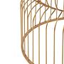 Avantis Gold Metalldrahtgestell Runder Beistelltisch
 4