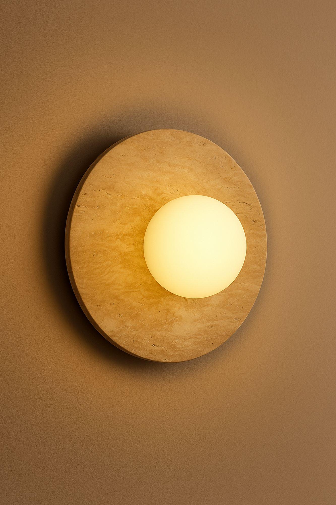 Tor-Nun Wall Lamp Travertine White 2