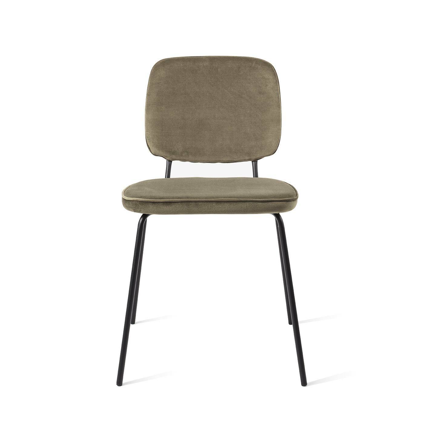 Vender Esszimmerstuhl Samt Khaki 0