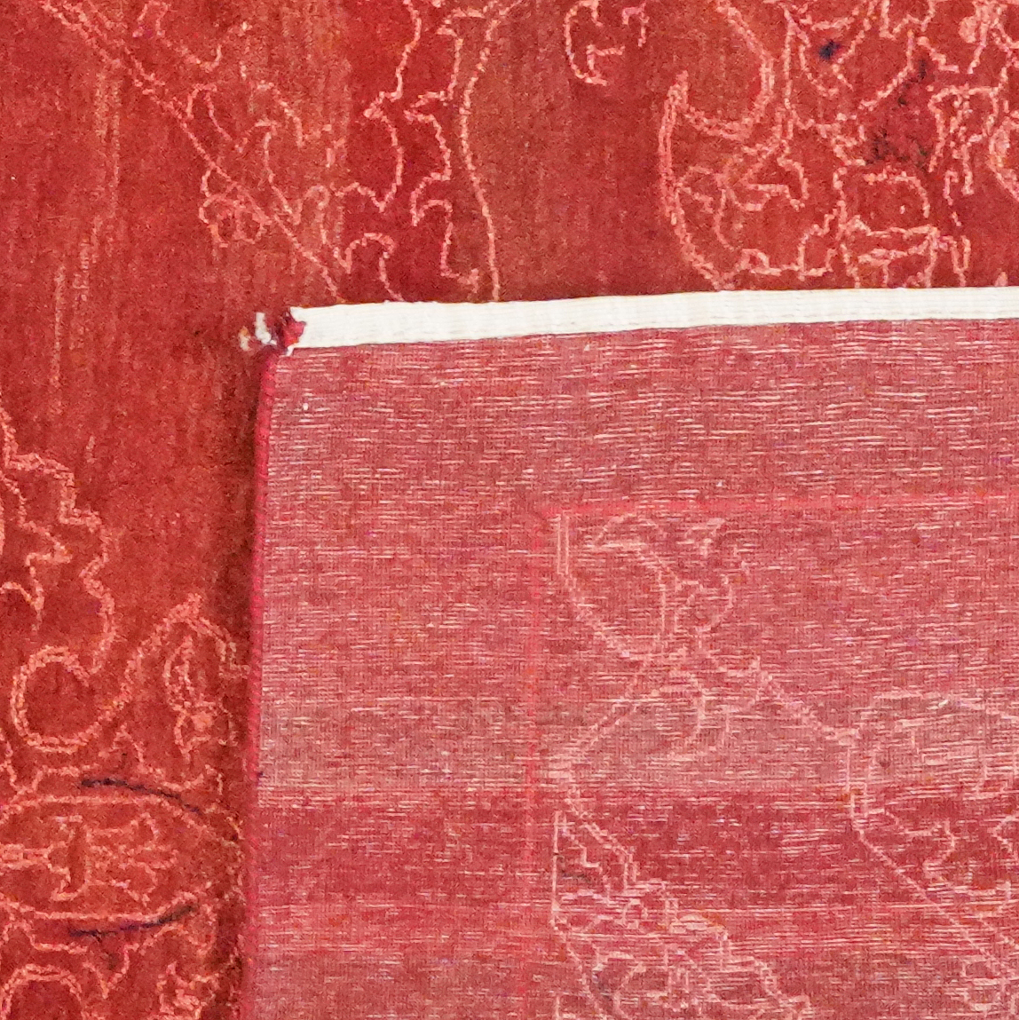 Rizbaf Gabbeh-Teppich Wolle Rot 4