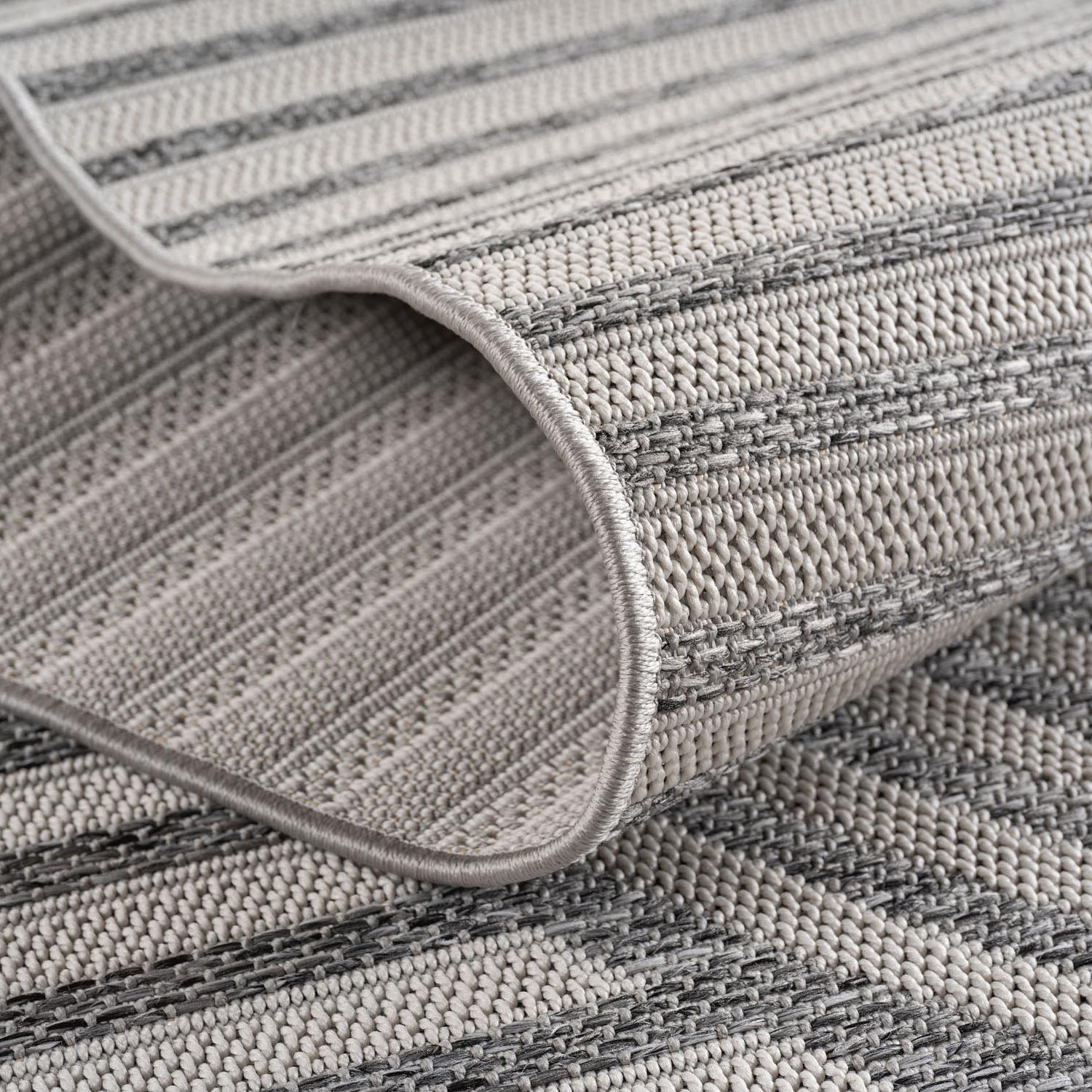 Outdoorteppich Desert 1301 Polypropylen Grau 80 x 150 cm 4