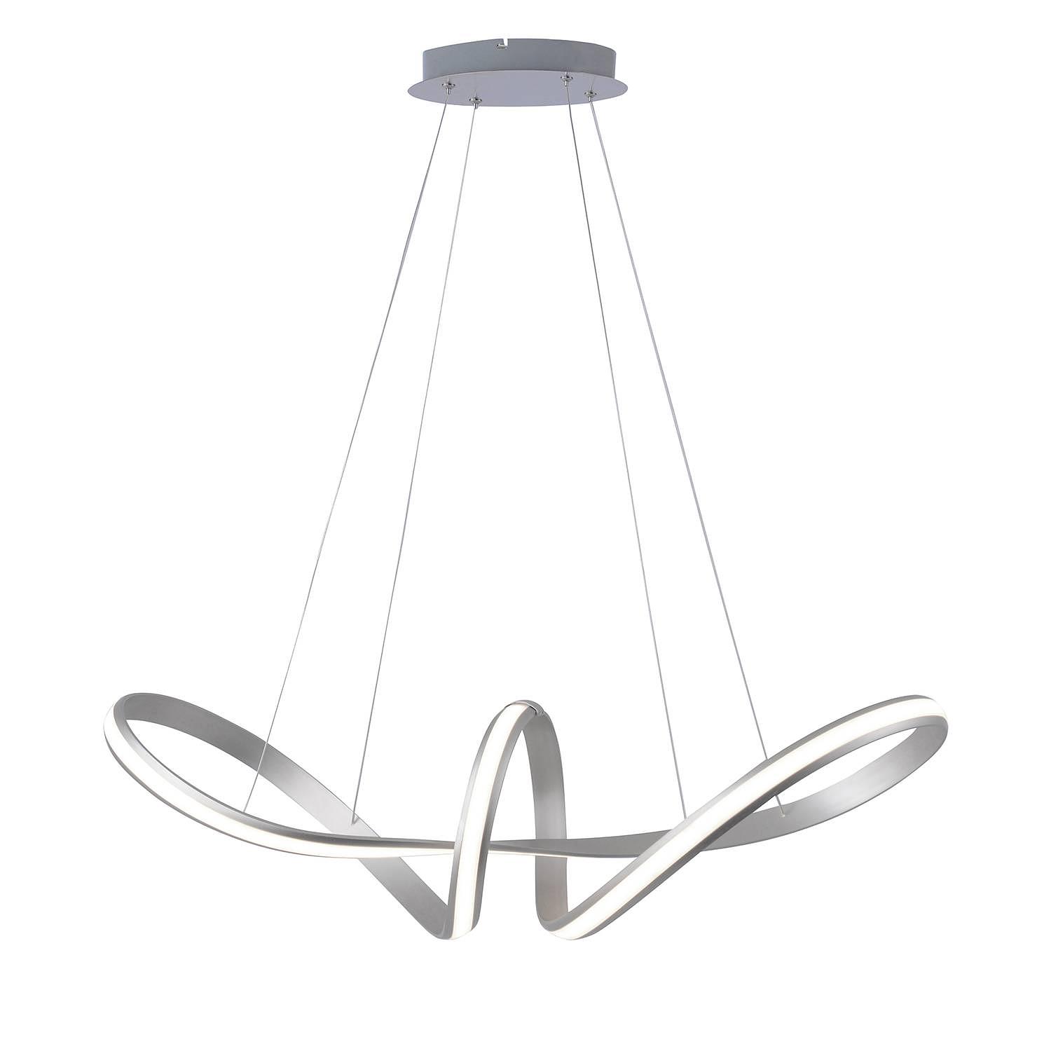 LED pendant lamp Melinda II Silver 0