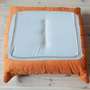 Togo Sessel und Ottoman Set Textil Orange 8