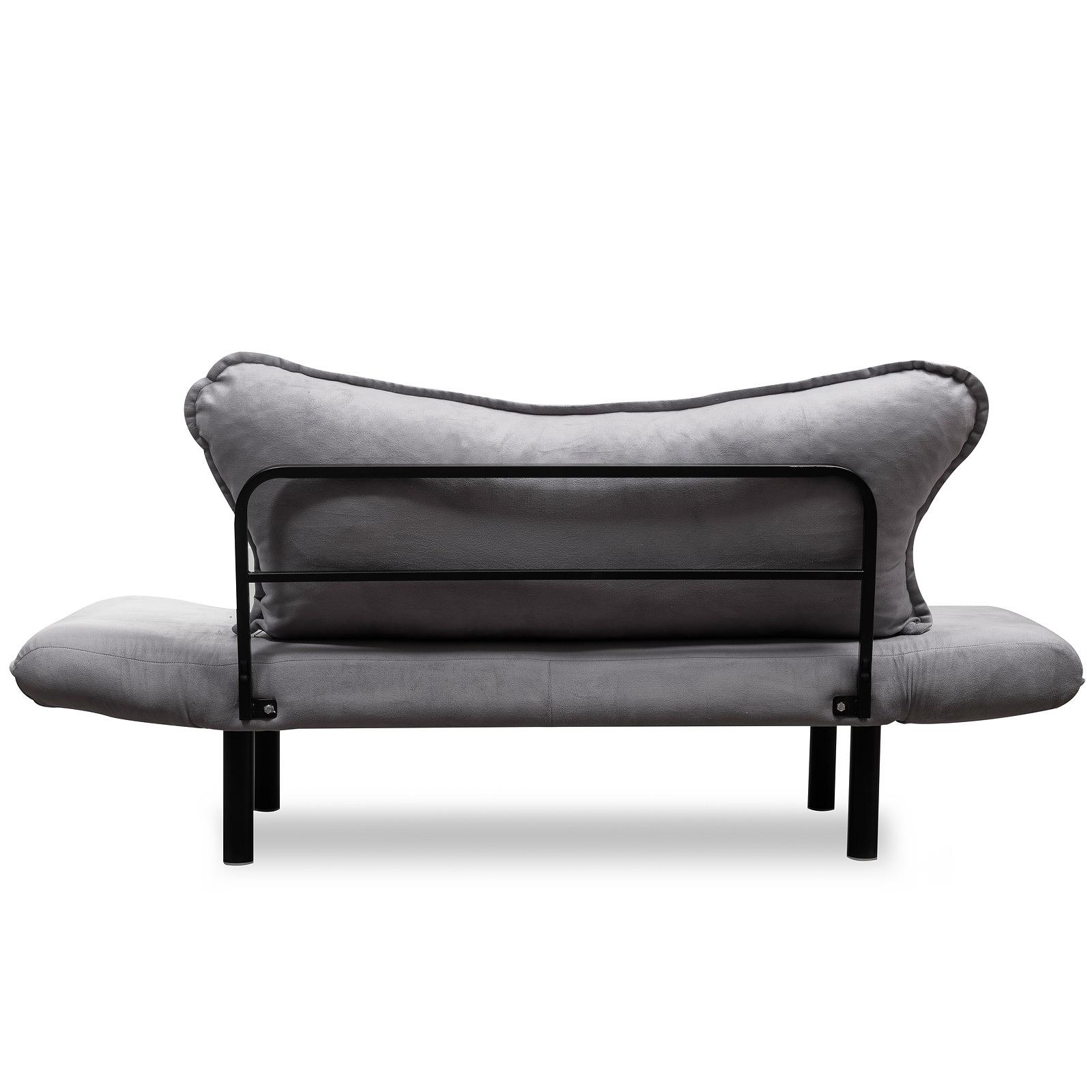 Chatto Schlafsofa 2-Sitzer Grau 6