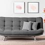 Misa Sofa Bed 3-seater Grey 1