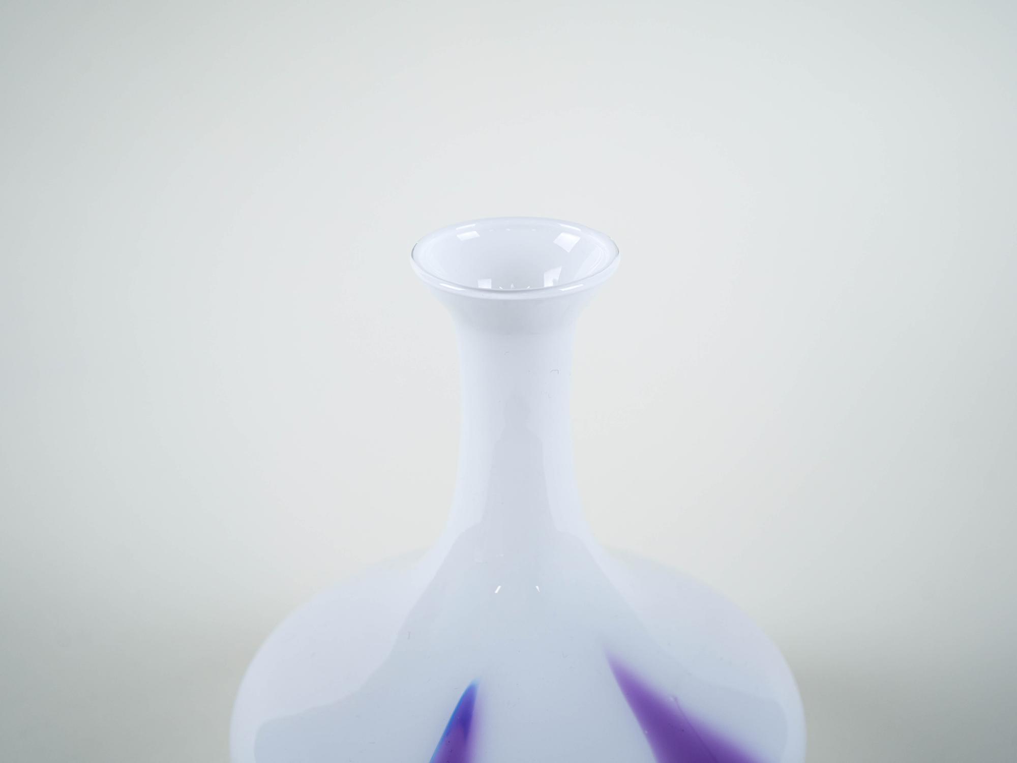 Glass vase 1970s 7