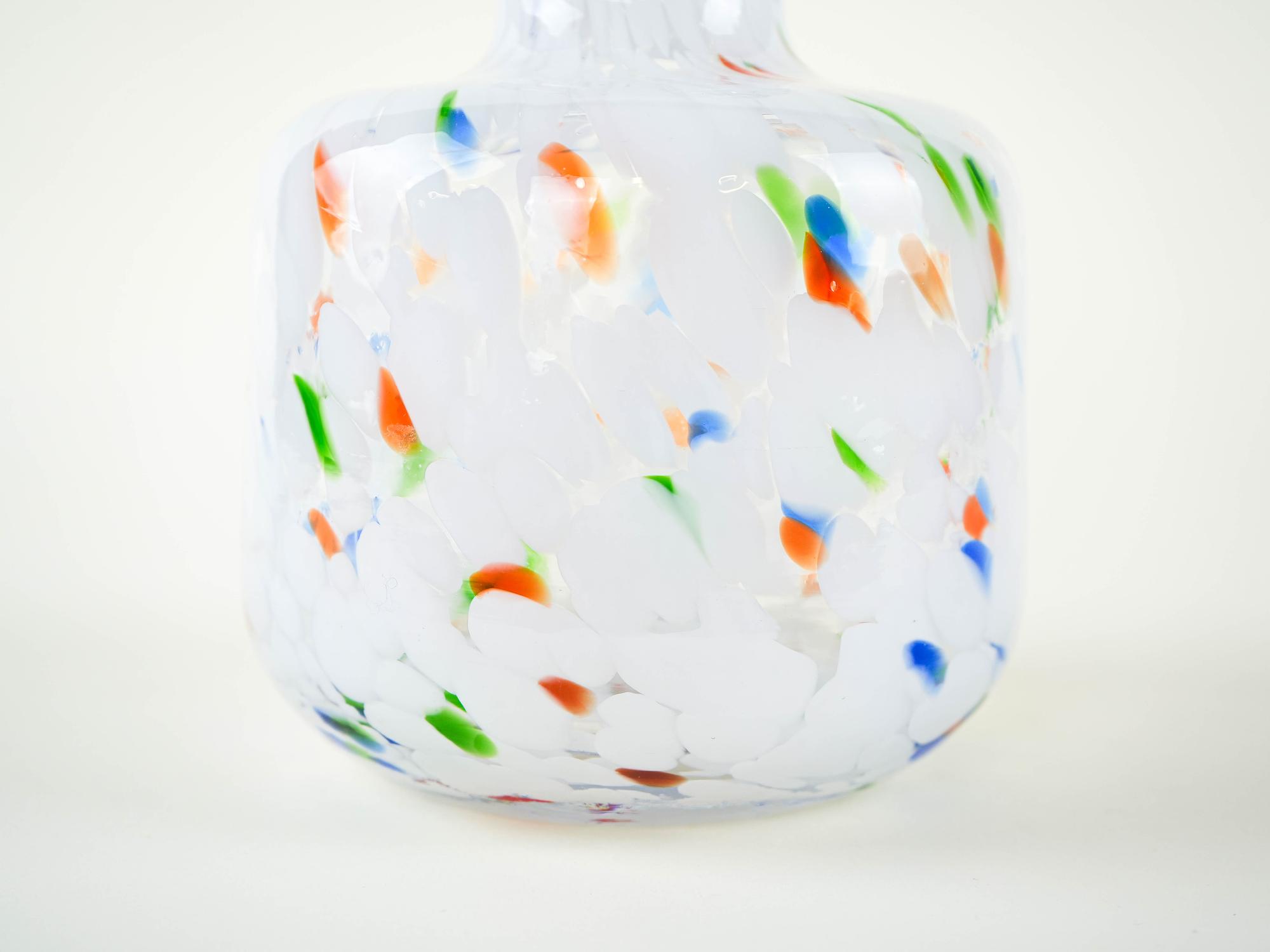 Mosaic glass vase 1970s 5