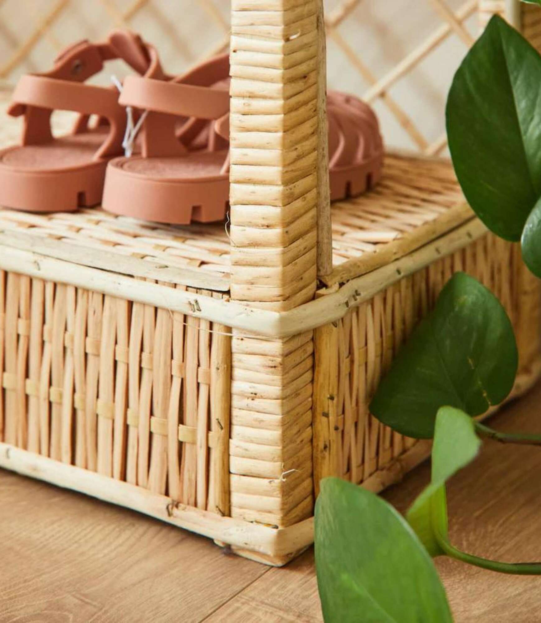 Nicia Bücherregal Korbgeflecht Natur 2