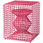 Wire Tip Tap Stool Red 0