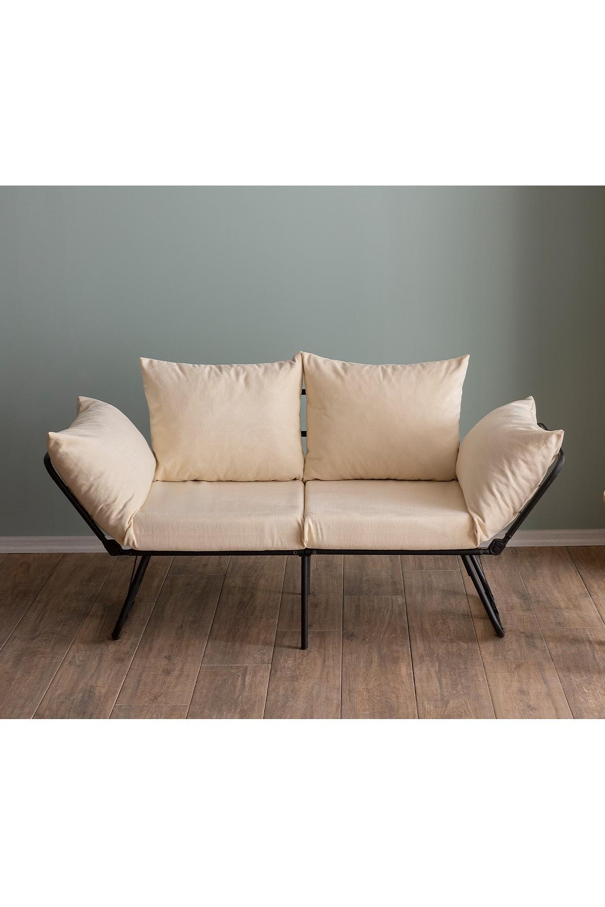 Viper Sofa 2-Sitzer helles Creme 1