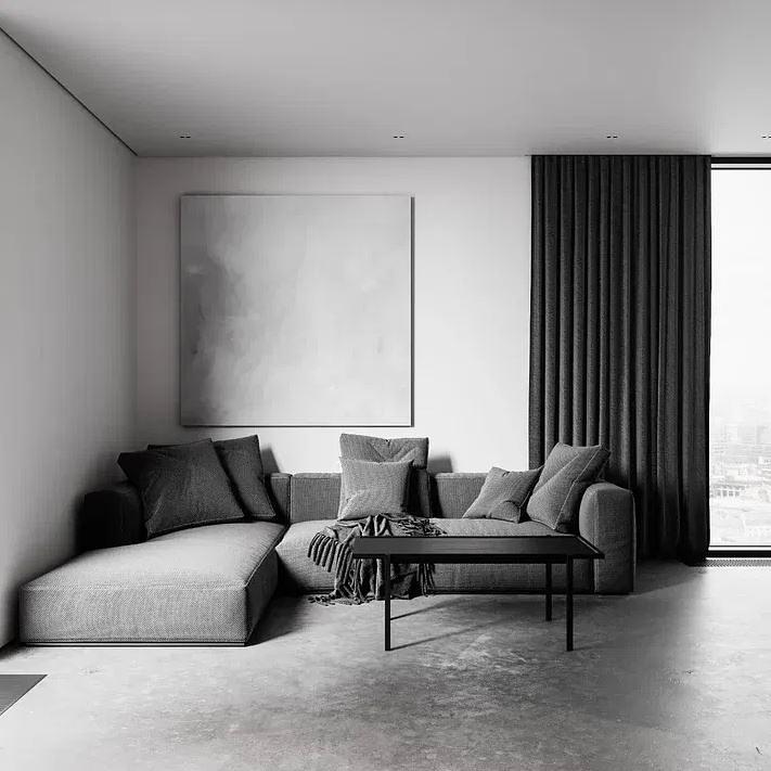 Couchtisch Eschenholz Schwarz 115x55cm 2