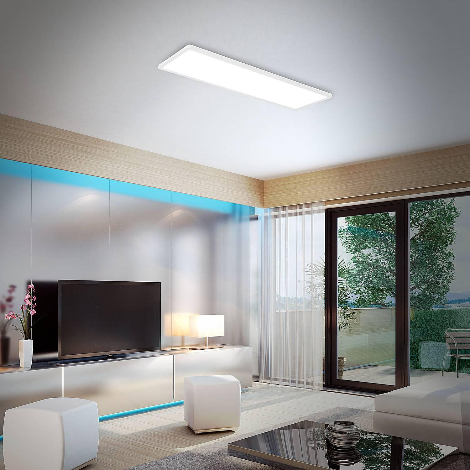 LED-Deckenleuchte Slim I Weiß 3