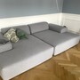 Pyllow Sofa 2-Sitzer Textil Grau 0