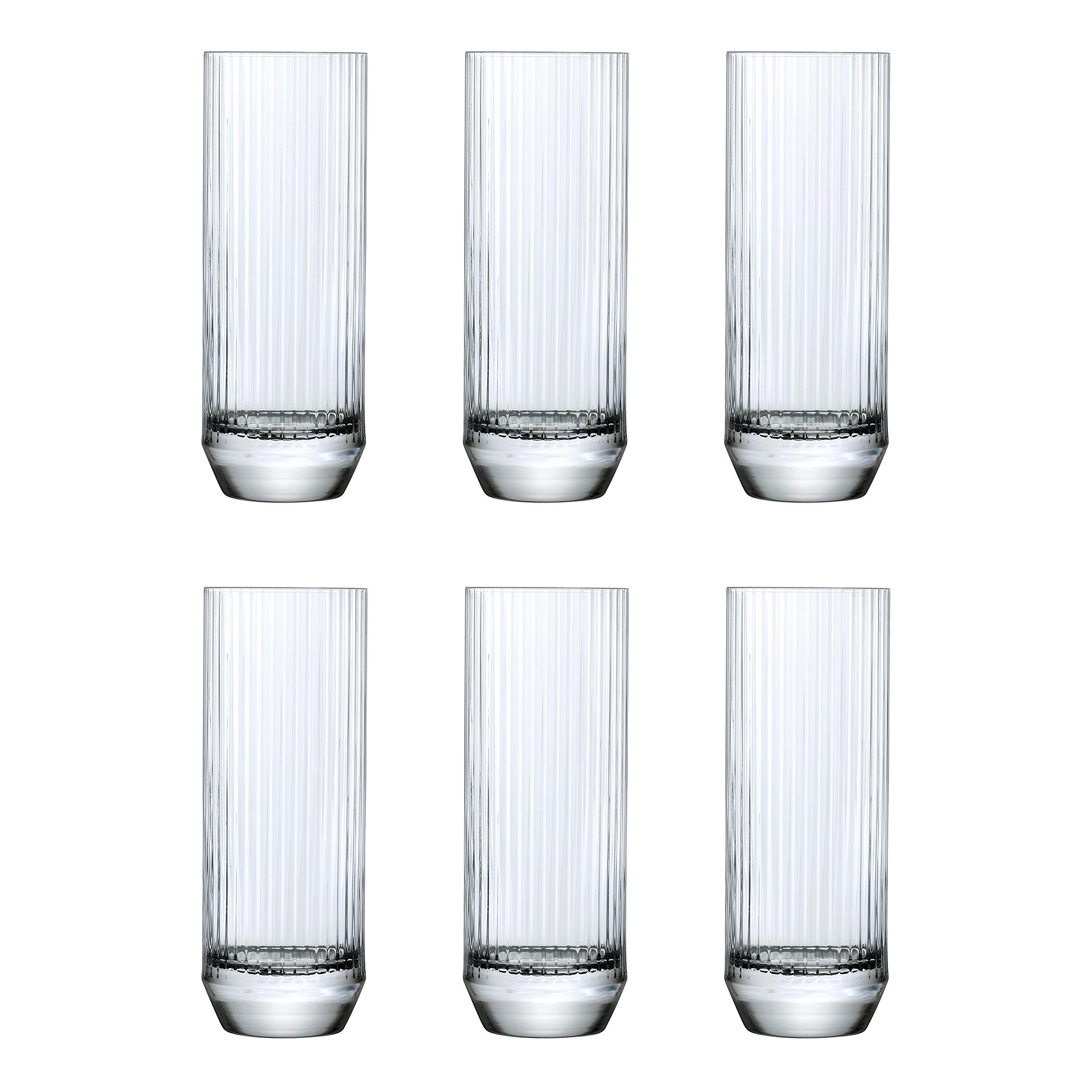 Cocktail Glass Big Top Set of 6 Glass Transparent 1
