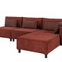 Matris Right Eckschlafsofa Bordeauxrot 2