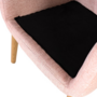 Loungesessel Webstoff Stefka Rosa 5