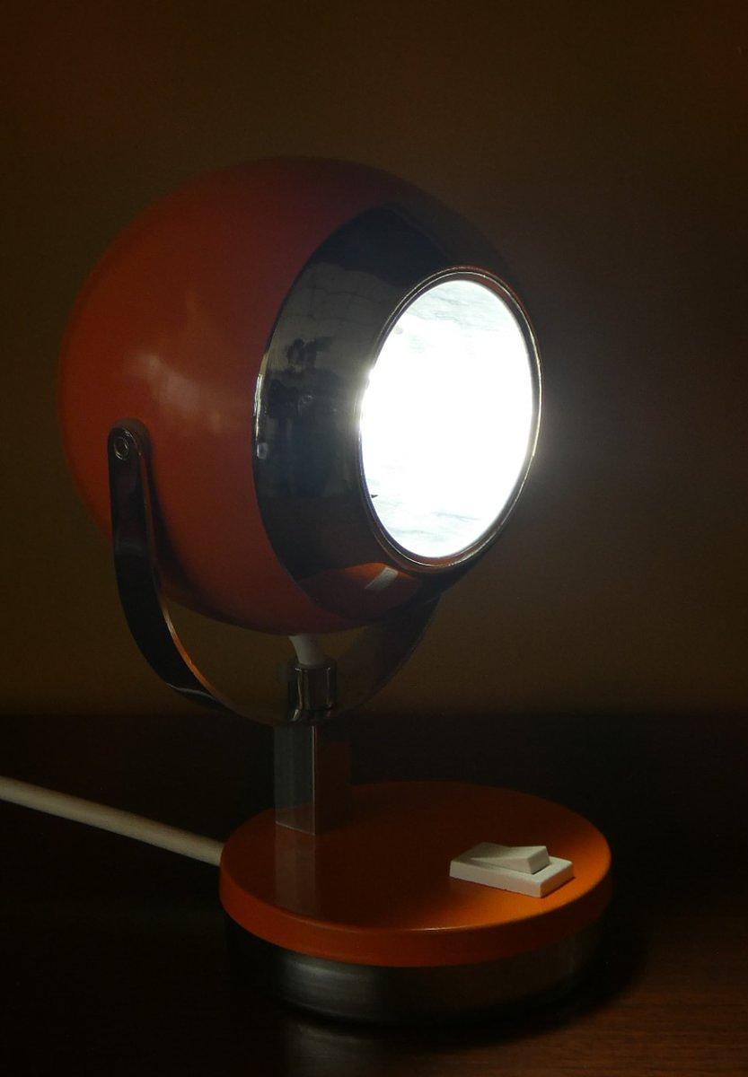 Eyeball Lampen 2er Set Orange 1970er Jahre 2