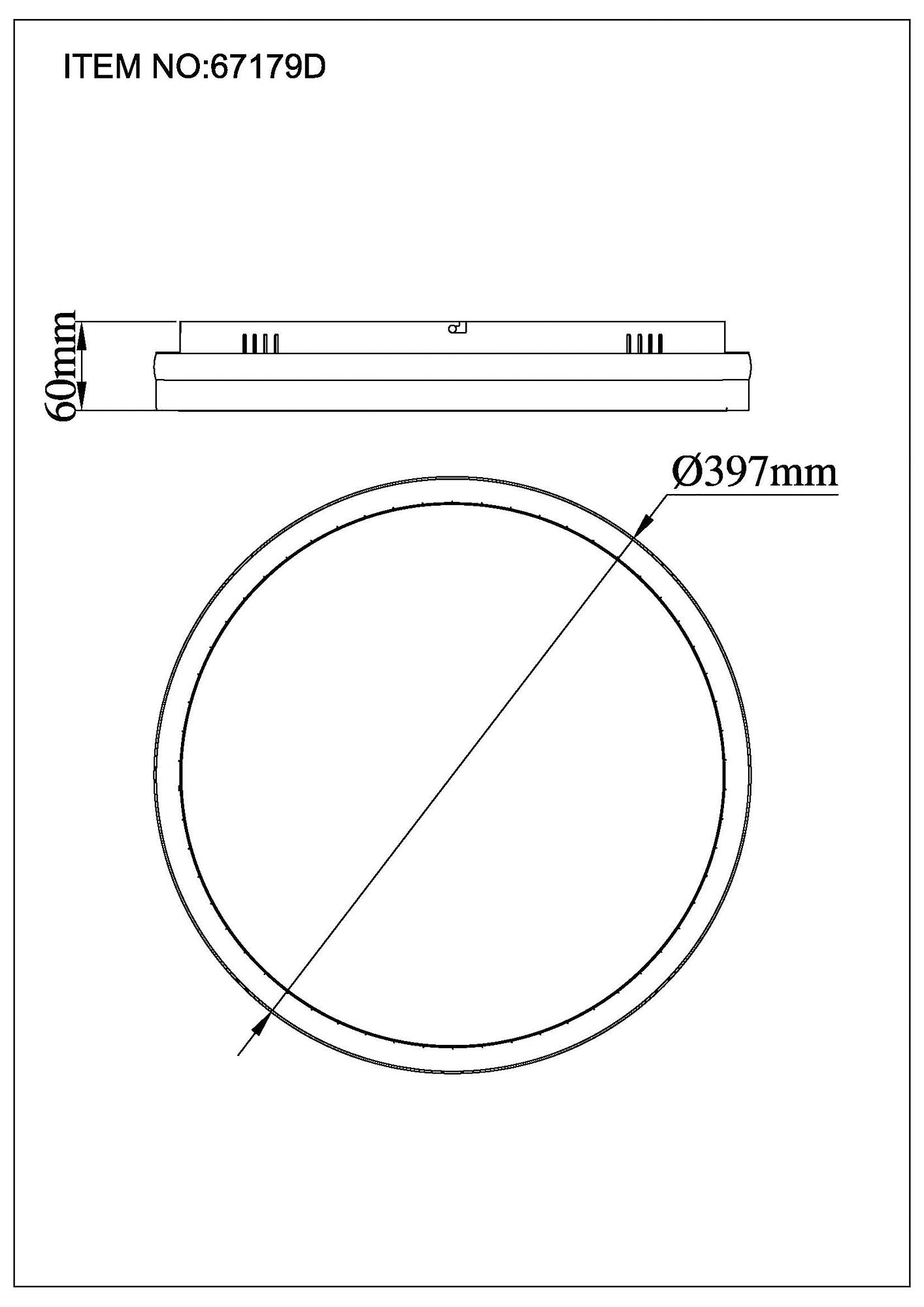 Della LED-Deckenleuchte 1-flammig Acrylglas Eisen Schwarz 4
