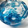 Peking Vase Glass Blue 2