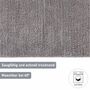 Badematte aus Baumwolle Grau Öko-Tex Standard 100 5
