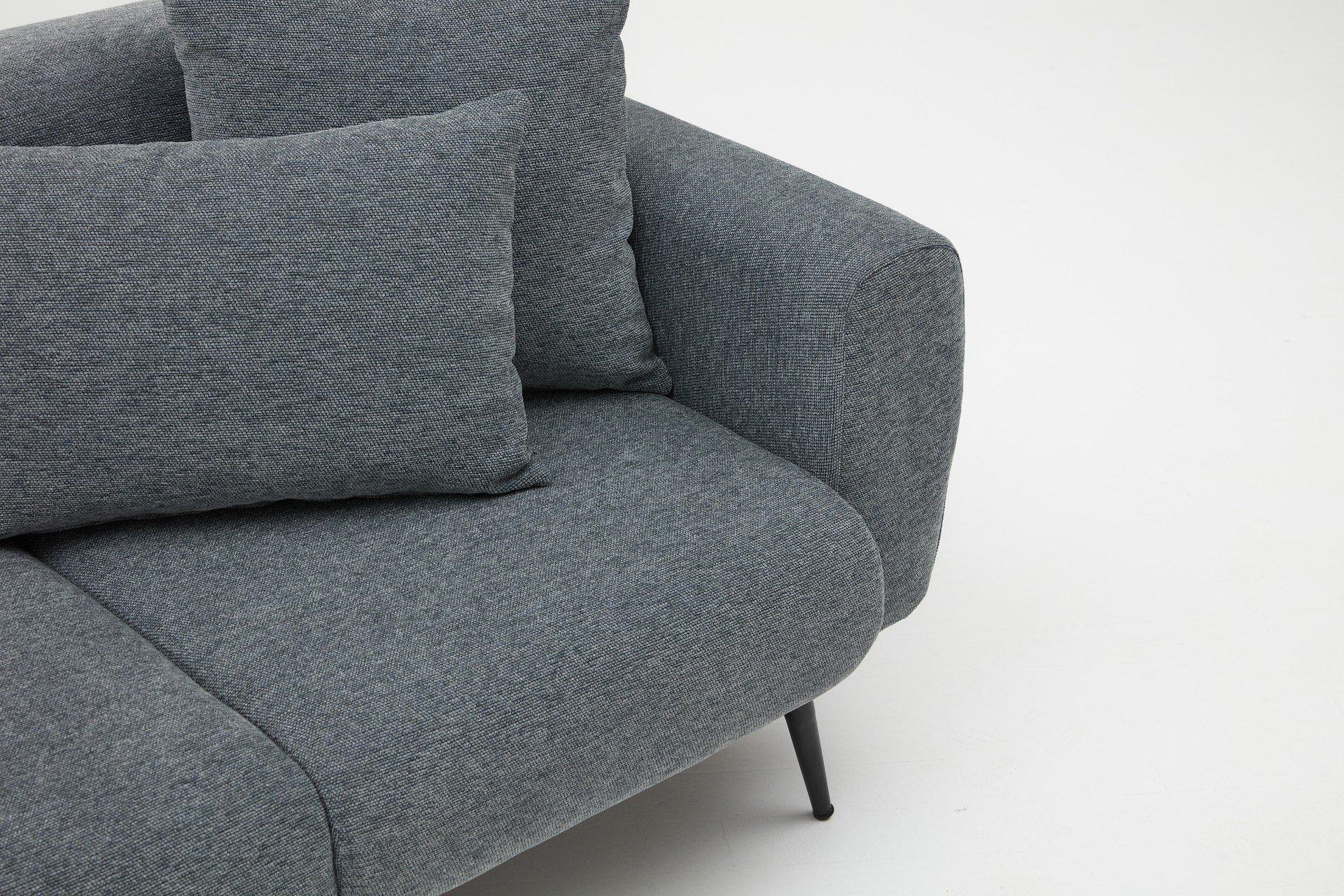 Side Sofa 3-Sitzer Anthrazit 6