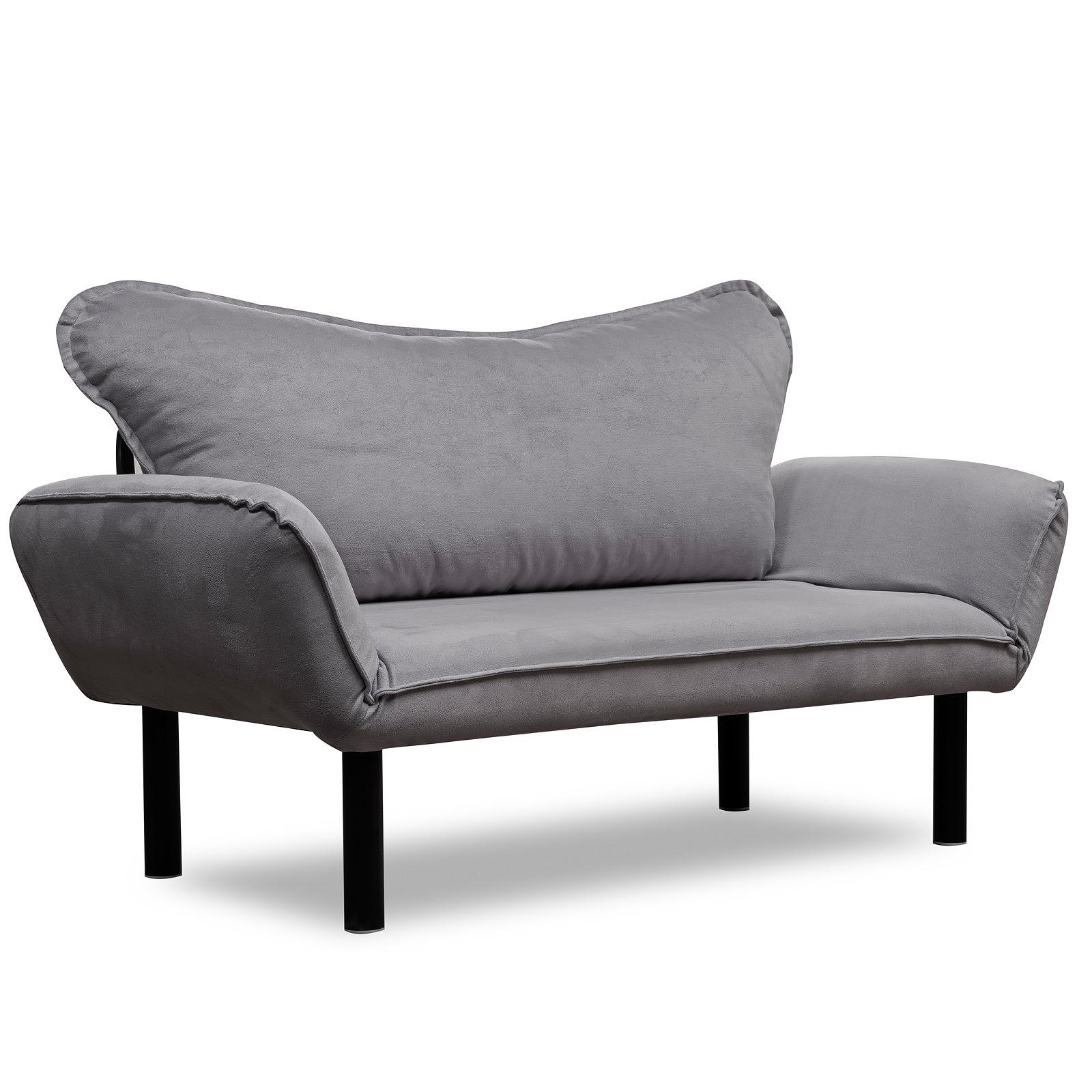 Chatto Schlafsofa 2-Sitzer Grau 4