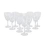 11x Crystal glasses Transparent 0