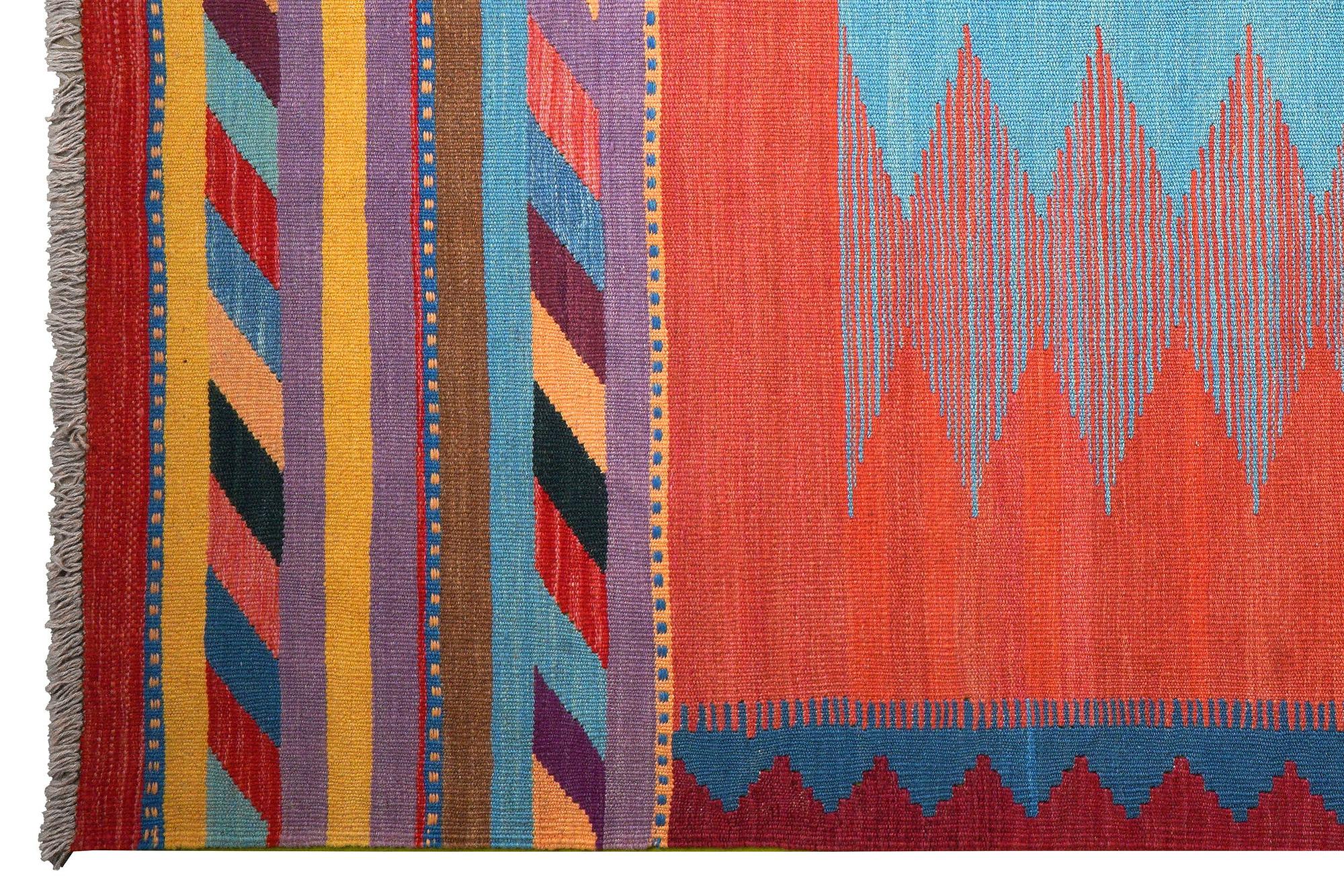 Kilim Gashgai Teppich Mehrfarbig 1