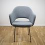 Saarinen Conference Armchair Textile Metal Grey 4