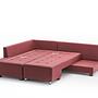 Manama Eckschlafsofa Links Claret Rot 7