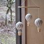 Hot air balloon mobile Recycled plastic Bamboo Frappé 0