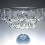 Vintage Tischleuchte Glas Chrom Weiß 2