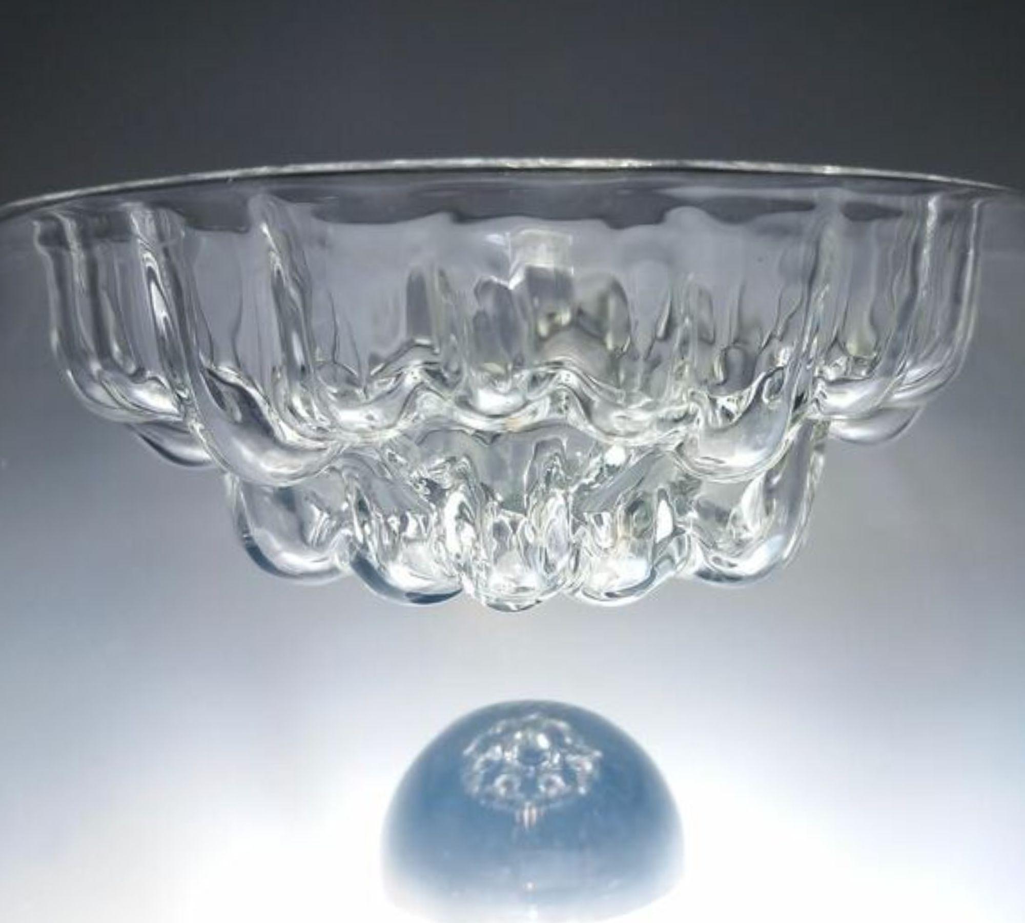 Vintage Tischleuchte Glas Chrom Weiß 2