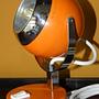 Eyeball Lampen 2er Set Orange 1970er Jahre 9