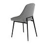 Dining chair textile gray 5