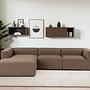 Mora Sofa Links Braun 1