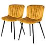 2x Esszimmerstuhl Pavilly (Goldgelb 0