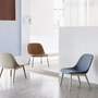 Fiber Lounge-Stuhl Kunststoff Holz Grün 3