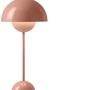 FlowerPot VP3 Tischleuchte Metall Rosa 0