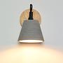 Possio Wall Lamp Artificial Stone Grey 1