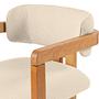 Mistral Armchair Wood Veneer Cream White 6