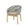Garden Chair Jondal 1-Seater Polyester Light Brown 63.5x60x78 cm 0
