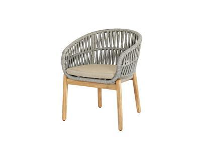 Gartenstuhl Jondal Polyester Hellbraun 63.5x60x78 cm 0