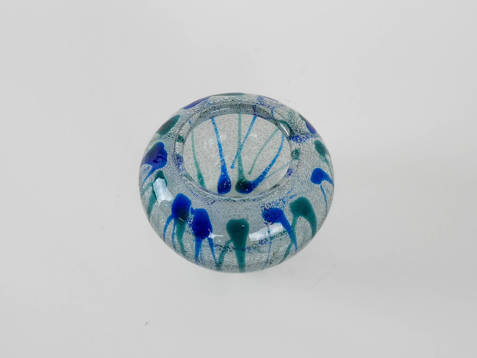Glashalter Blau 1970er Jahre 5