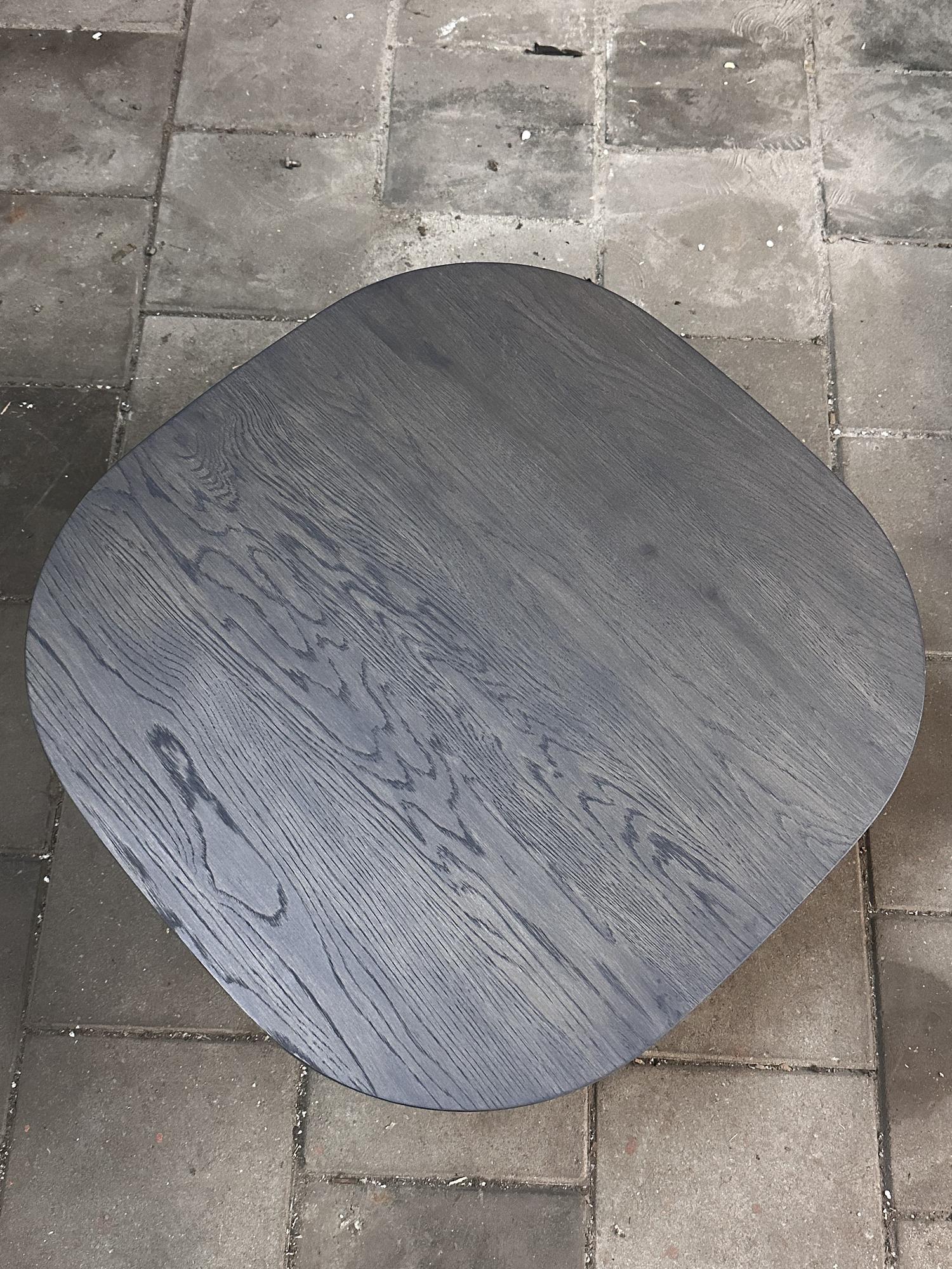 Bagutta 2x Salontisch-Set Eichenholz Metall Braun 3