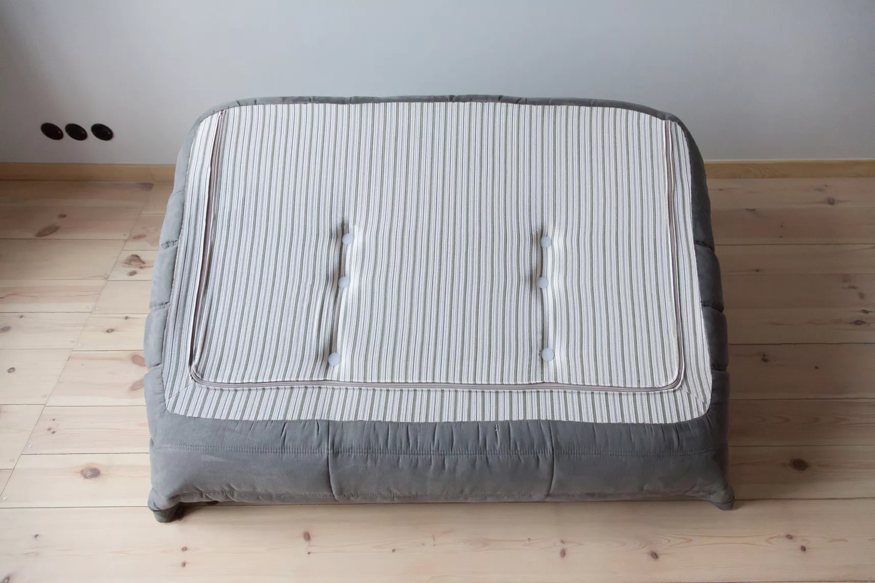 Togo Divano 2 posti Tessuto Grigio 7