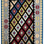 Kilim Gashgai Teppich Wolle Mehrfarbig 0
